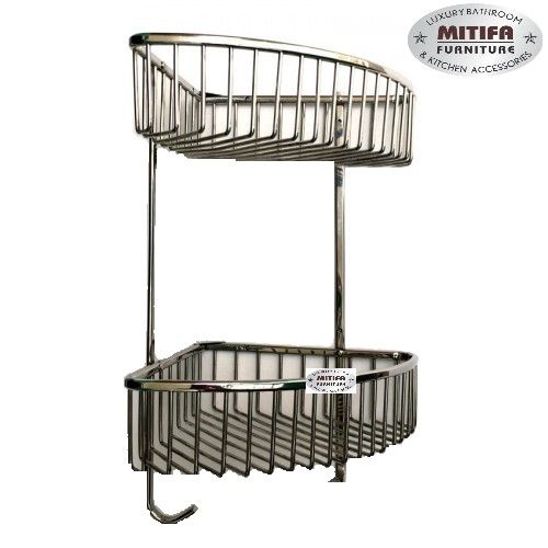 GÓC RỔ CAO CẤP 2 TẦNG INOX 304