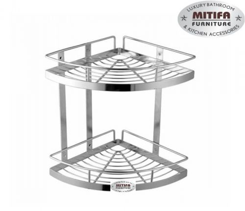 GÓC TREO 2 TẦNG INOX 304